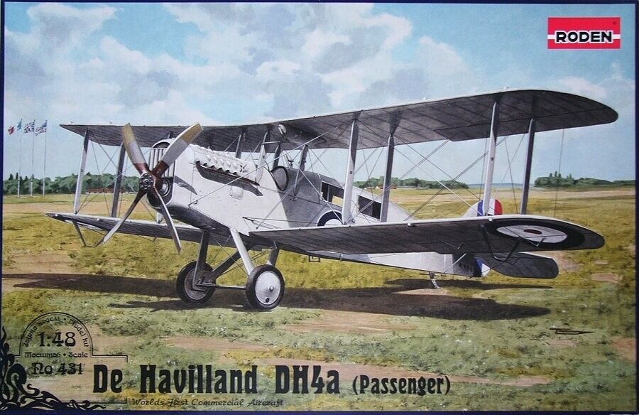 Roden 1/48 De Havilland D.H.4a (passenger) Model Kit