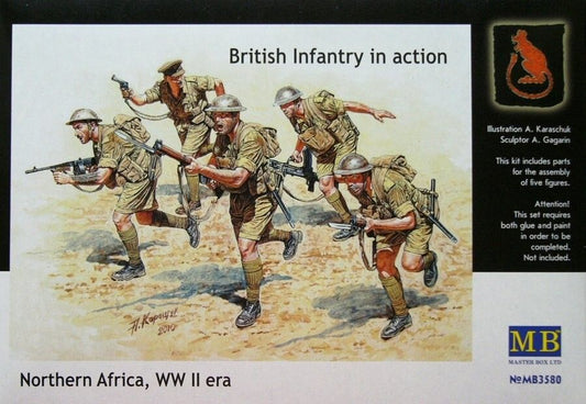 Masterbox 1/35 3580 British Infantry (Northern Africa WWII)