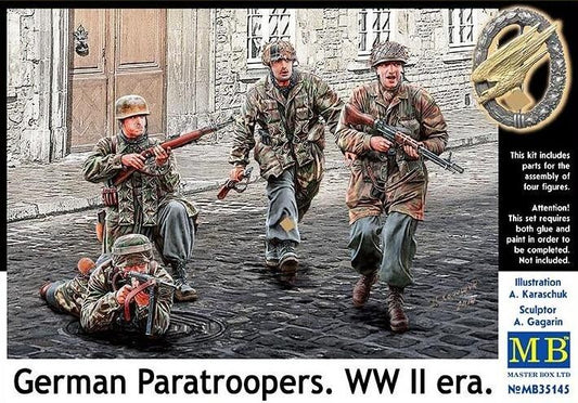 Masterbox 1/35 35145 German Paratroopers. WW II era