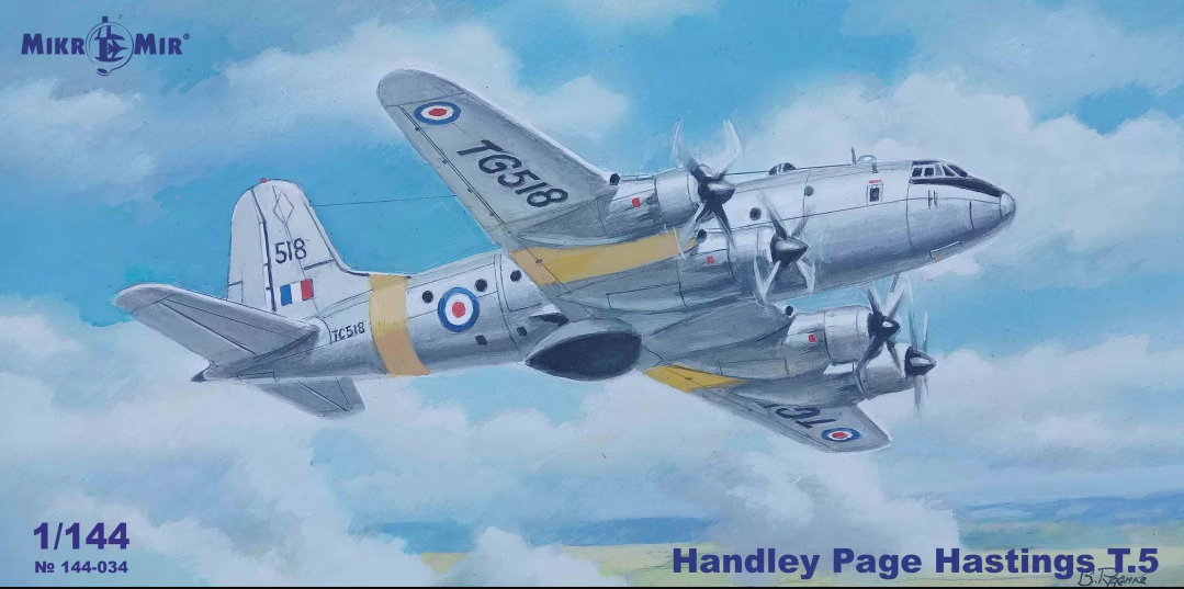 Mikro Mir 1/144 144-034 Handley Page Hastings T.5