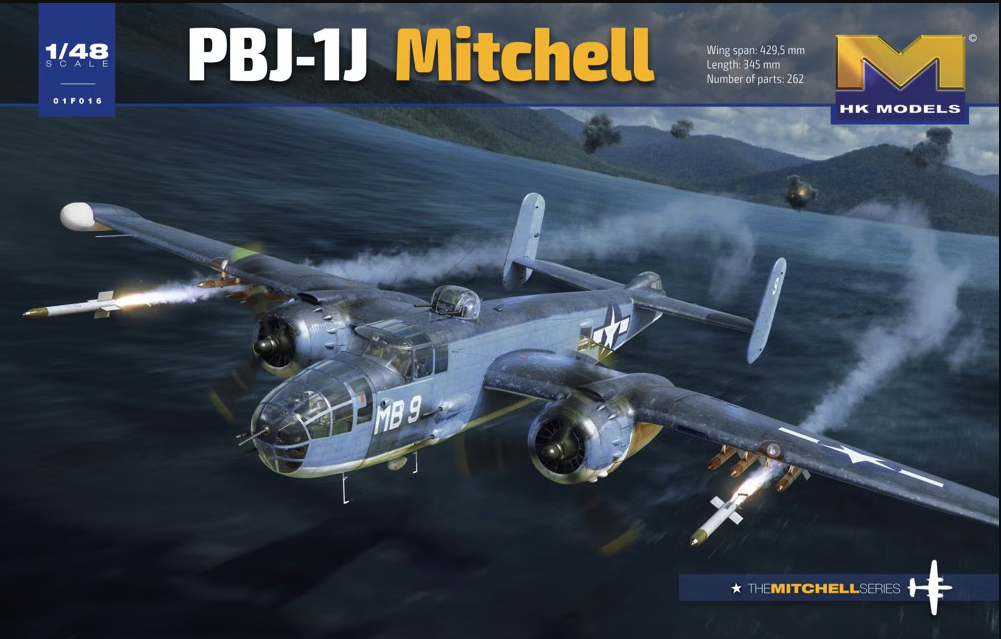 HK Models 1/48 01F016 PBJ-1J Mitchell Model Kit