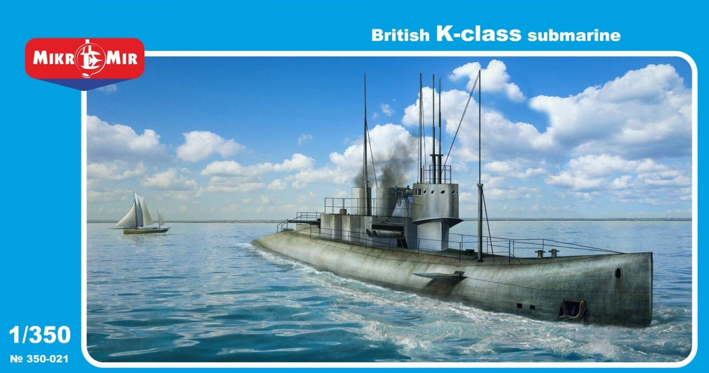 Mikro Mir 1/350 350-021 British K-Class Submarine
