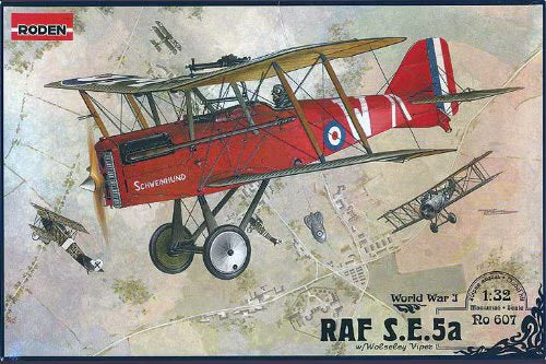 Roden 1/32 607 RAF S.E.5a w/Wolseley Viper Model Kit