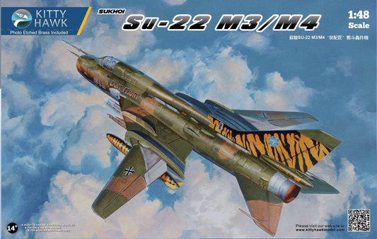 Kitty Hawk 1/48 Sukhoi Su-22 M3/M4 Model Aircraft Kit