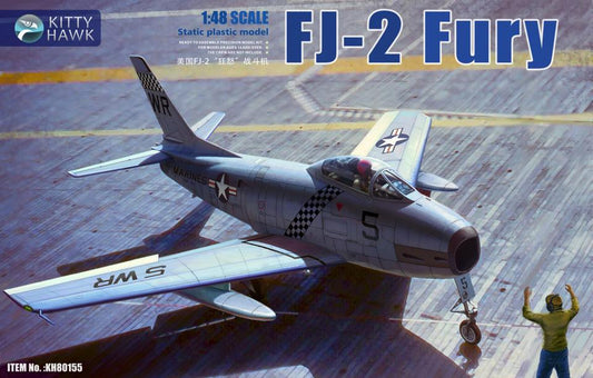Kitty Hawk 1/48 FJ-2 Fury Model Aircraft Kit