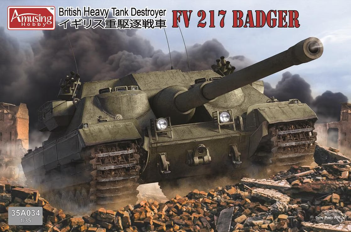 Amusing Hobby 1/35 British Heavy tank Destroyer FV 217 Badger