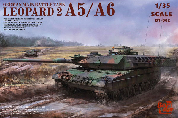 Border Model 1/35 German Main Battle Tank Leopard 2 A5/A6 BT-002