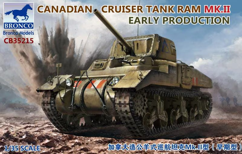 Bronco Models 1/35 Canadian Cruiser Tank Ram Mk. II Early Production