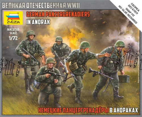 Zvezda 1/72 German Panzergrenadiers in Anorak