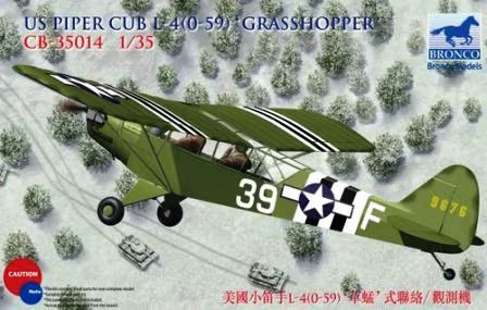 Bronco Models 1/35 US Piper Cub L-4(0-59) Grasshopper