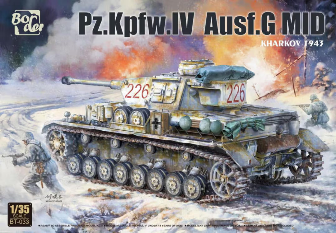 Border Model 1/35 Pz.Kpfw. IV Ausf. G MID "Kharkov 1943" Model Kit