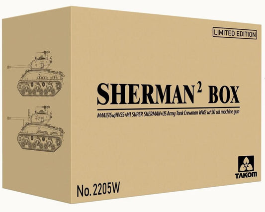 Takom 1/35 2205W Sherman² Box Model Kit