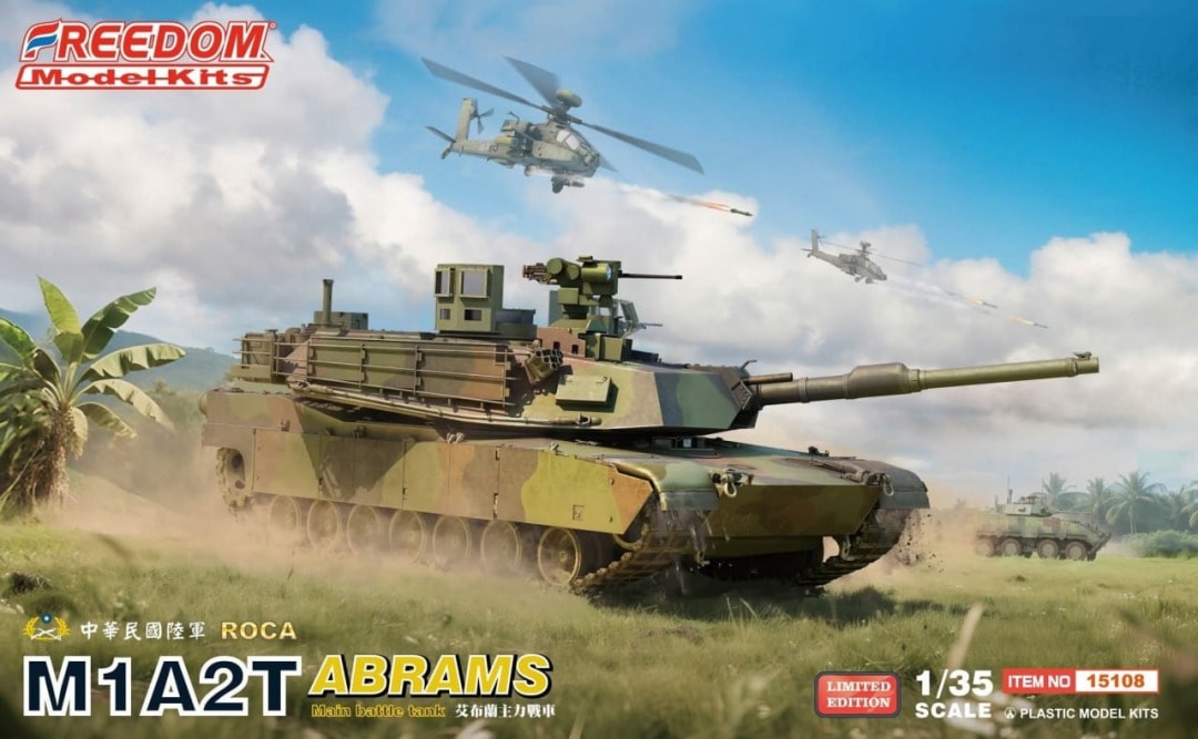 Freedom Model Kit 1/35 M1A2T Abrams ROCA Main Battle Tank Model Kit