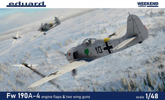 Eduard 1/48 84117 Fw 190A-4 w/ engine flaps & two wing guns Weekend Edition