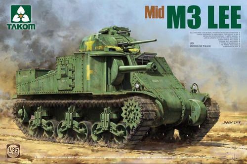 Takom 1/35 2089 Mid M3 Lee US Medium Tank Model Kit