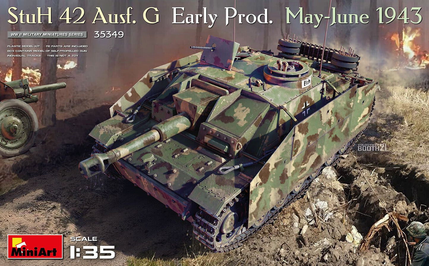 Miniart 1/35 35349 StuH 42 Ausf. G Early Prod. May-June 1943 Model Kit