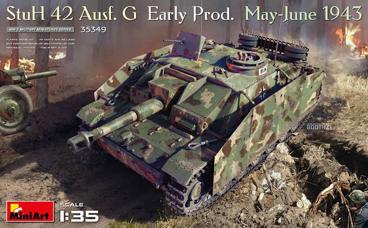 Miniart 1/35 35349 StuH 42 Ausf. G Early Prod. May-June 1943 Model Kit