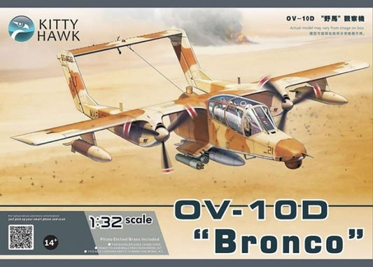 Kitty Hawk 1/32 OV-10D Bronco Model Kit