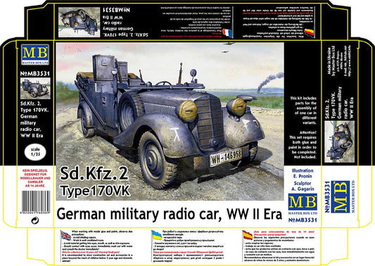 Masterbox 1/35 3531 Radio car Kfz. 2 Type 170VK