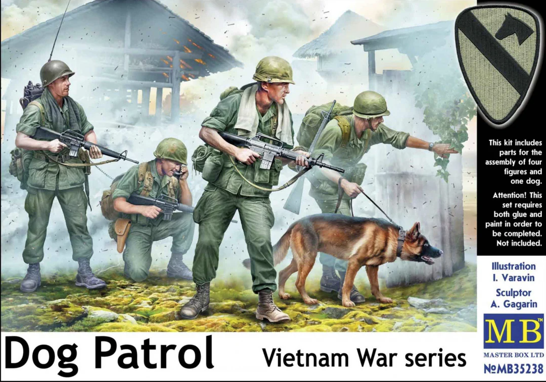 Masterbox 1/35 35238 Vietnam War series Dog Patrol