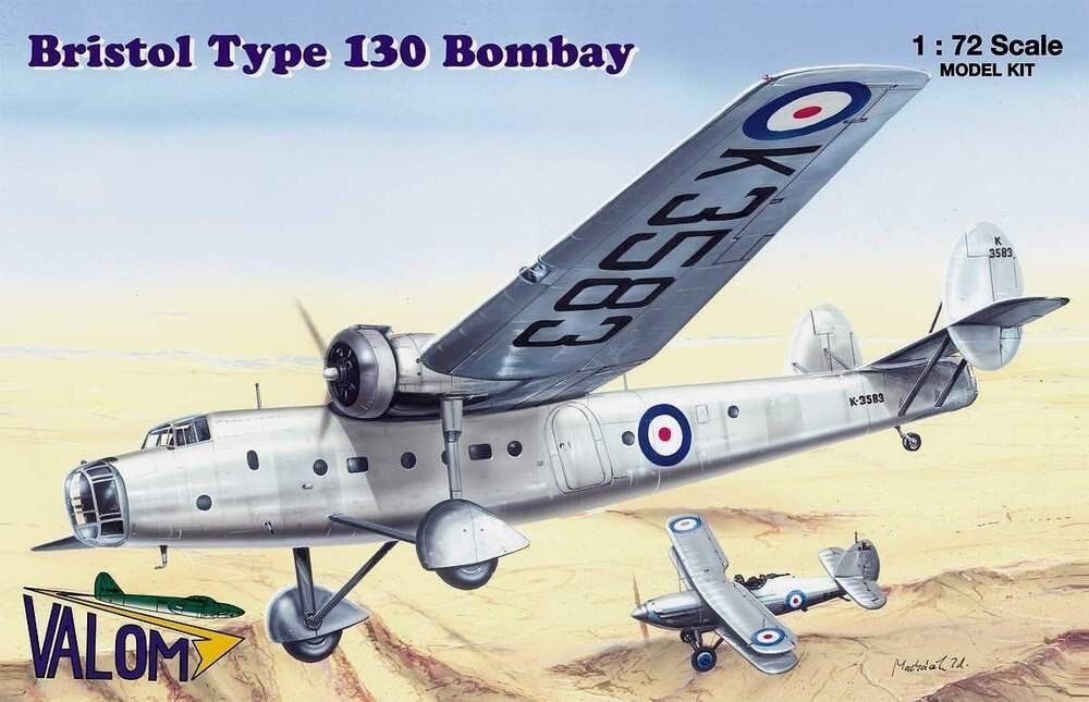Valom 7255 1/72 Bristol Type 130 Bombay Model Kit