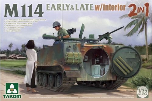 Takom 1/35 2154 M114 early & late type w/ interior