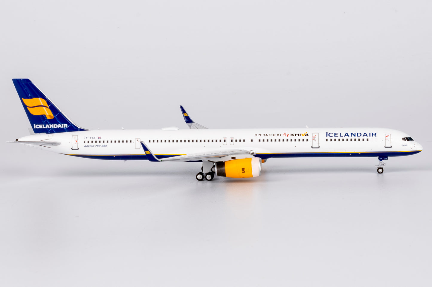 NG Models 1/1400 Icelandair (Fly Khiva) 757-300/w TF-FIX  "operated by fly KHIVA"