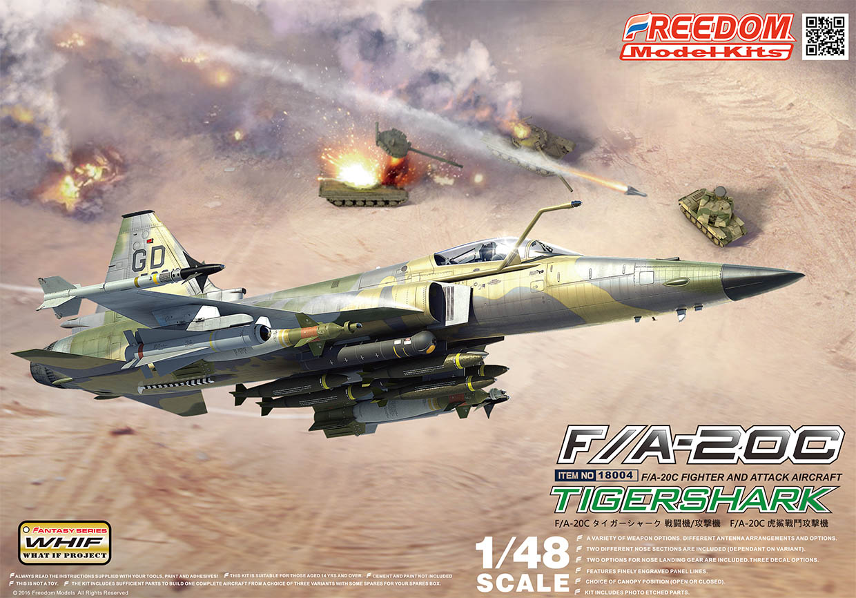Freedom Model 1/48 F/A-20C Tigershark Model Kit
