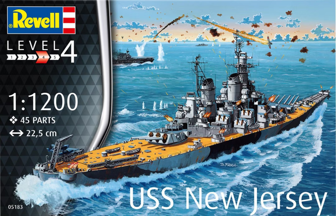 Revell 1:1200 05183 USS New Jersey Model Kit