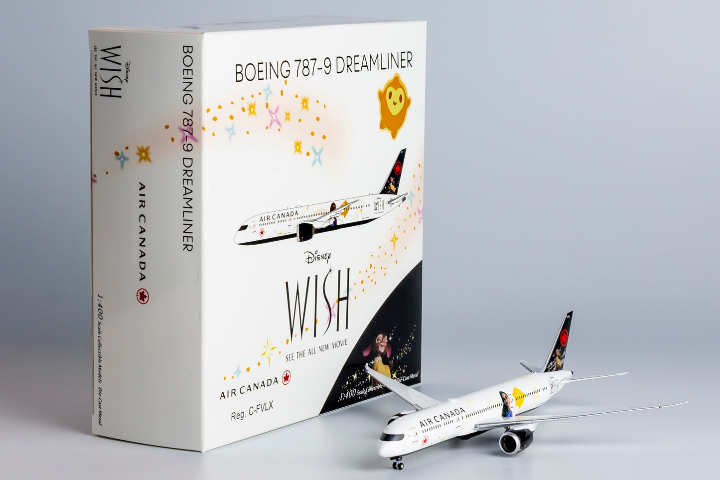NG Models 1/400 Air Canada 787-9 Dreamliner C-FVLX Disney Wish / Le Souhait