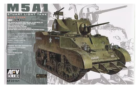 AFV 1/35 35161 M5A1 Stuart Light Tank Late Type