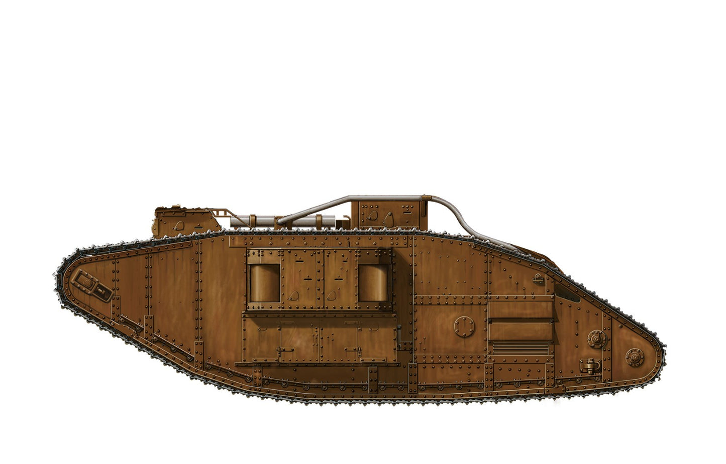 Meng Model 1/35 TS-029 British Heavy Tank Mk.V Female