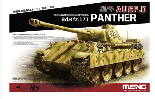 Meng Model 1/35 TS-038 Sd.Kfz.171 Panther Ausf.D