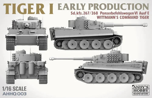 Andy's Hobby Headquarters 1/16 Tiger I Early AHHQ-003 Model Kit