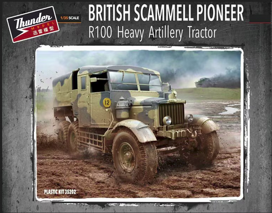 Thunder Model 1/35 British Scammell Pioneer R100 Heavy Artillery Tractor