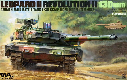 Tiger Model 1/35 4613 German MBT Leopard II Revolution II 130mm Model Tank Kit