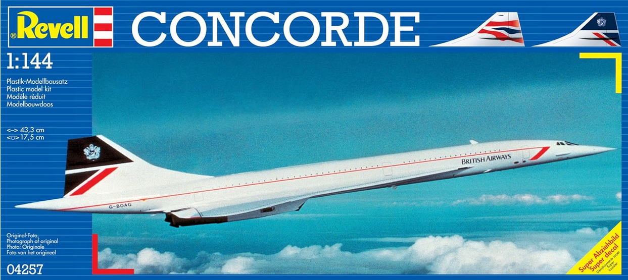 Revell 1/144 04257 Concorde Model Aircraft Kit