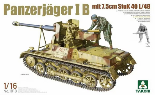 Takom 1/16 1018 Panzerjager I B mit .,5cm StuK 40 L48