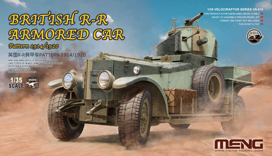 Meng Model 1/35 VS-010 British RR Armored Car Pattern 1914/1920
