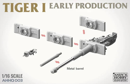 Andy's Hobby Headquarters 1/16 Tiger I Early AHHQ-003 Model Kit