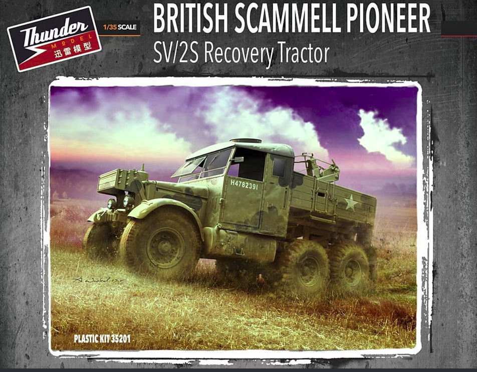 Thunde Model 1/35 British Scammell PioneerSV/2S Recovery Tractor
