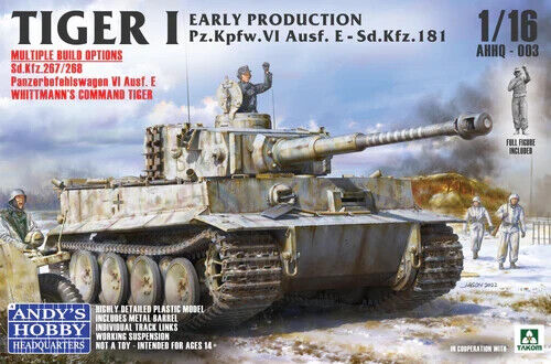 Andy's Hobby Headquarters 1/16 Tiger I Early AHHQ-003 Model Kit