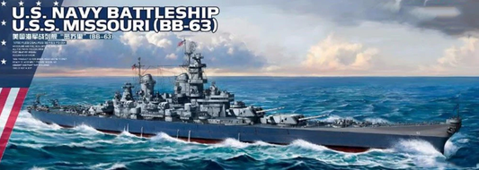 Meng Model 1/700 U.S. Navy Battleship Missouri (BB-63)