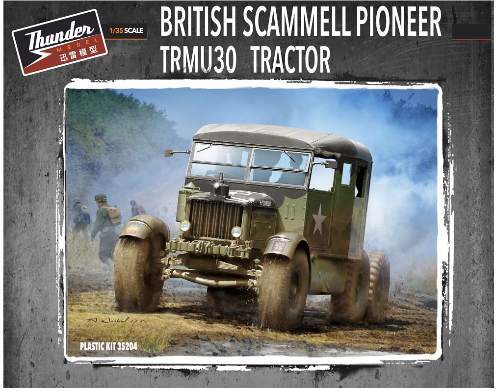 Thunder Model 1/35 35204 British Scammell Pioneer TRMU30 Tractor