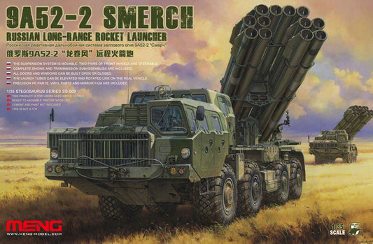 Meng Model 1/35 SS-009 Russian Long-Range Rocket Launcher 9A52-2 Smerch