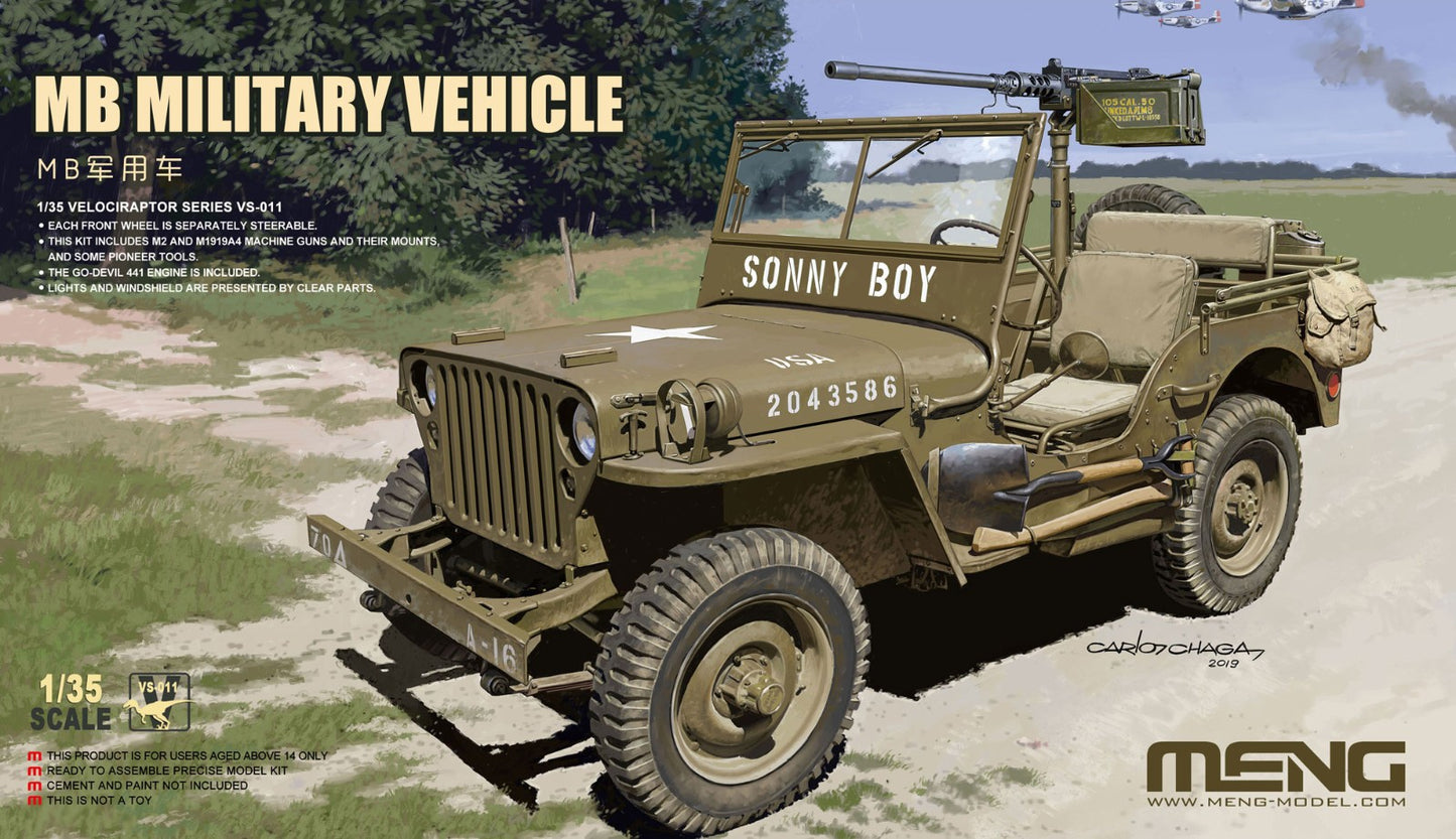 Meng Model 1/35 VS-011 MB military vehicle