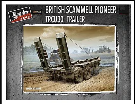 Thunder Model 1/35 British Scammell Pioneer TRCU30 Trailer