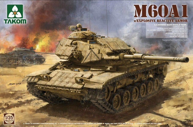 Takom 1/35 2113 M60A1w/Explosive Reactive Armor