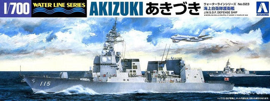 Aoshima 1/700 JMSDF Defense Ship Akizuki