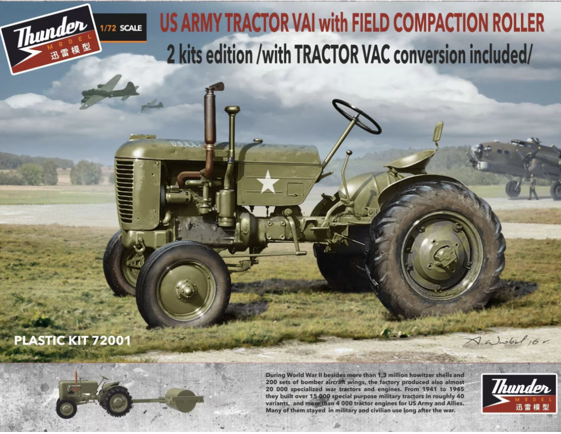 Thunder Model 1/72 72001 US Army Case VAI w/ Field Compaction Roller